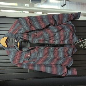 Speed and Strength Brat armored flannel shirt L